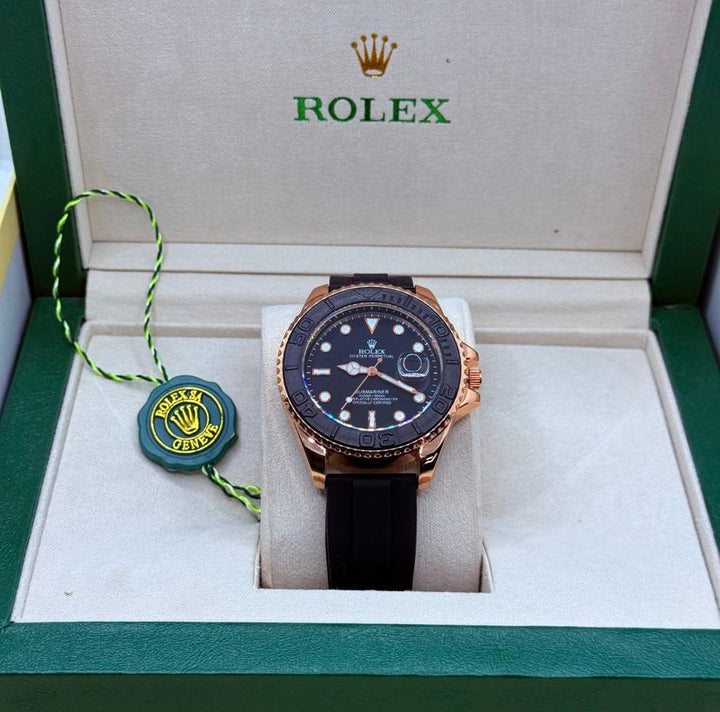 Rolex Submariner Leather strap Luxury Watch