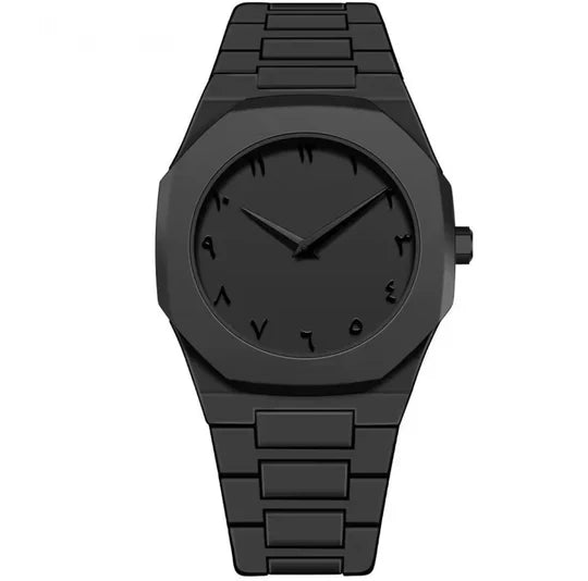 BLACK AURA QUARTZ WATCH