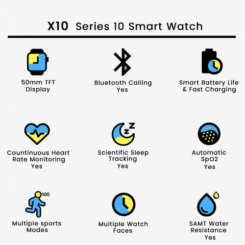 X10 Series 10 Smart Watch
